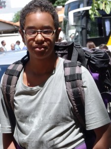 Pedro, mochila, 1a viagem