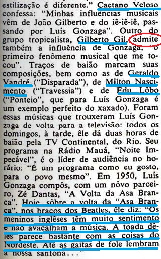 veja 1a edição gonzaga caetano, gil...