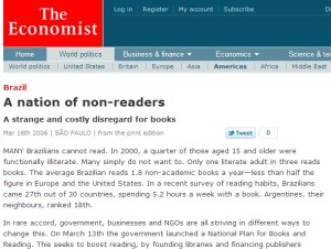 the economist NÃO LEITORES