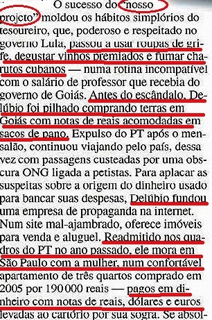 DELÚBIO, NOTAS EM SACO DE PANO, Veja, ed. 2280, 01ago12
