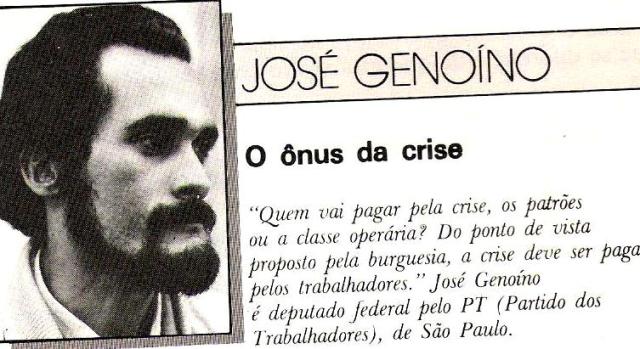 Retrato do Brasil, Genoíno