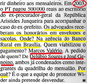mensalão, celso daniel, veja 14nov12