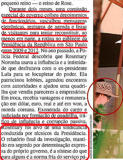 RAINHA ROSE, veja 2013