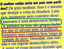 vEJA, MAYCON FREITAS, democracia