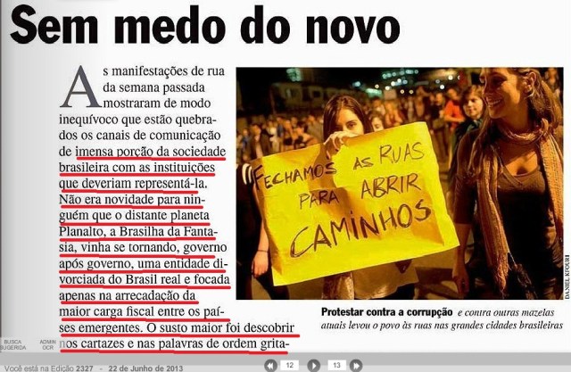VEJA, OS SETE DIAS QUE ABALARAM...editorial2