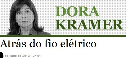 DORA KRAMER, ATRÁS