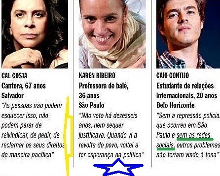 VEJA, OS SETE DIAS QUE ABALARAM..., Gal Costa