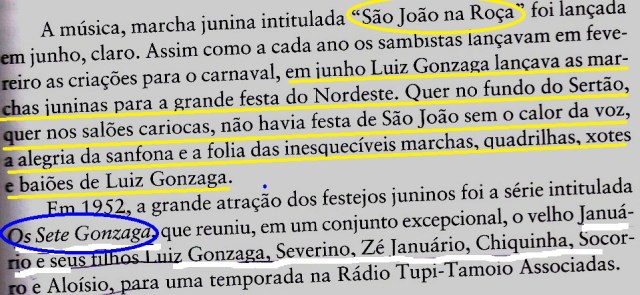 Gonzaga, Os sete gonzagas, São joão