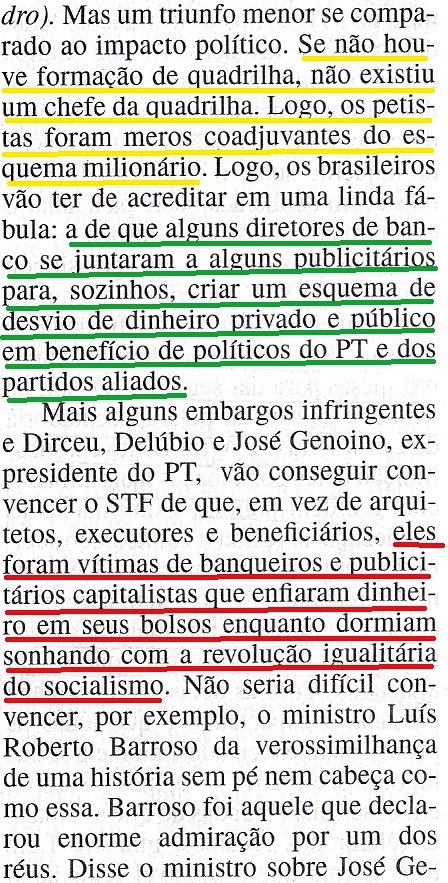 Veja, 25set13, eLES RIEM 6 ...formação quadrilha, inffrigentes, Barroso