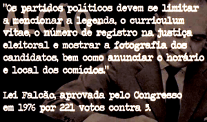 arquitetos do poder, Lei falcão