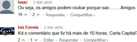 comentário C. capital II