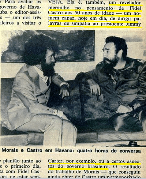 FIDEL, VEJA, FERNANDO mORAIS