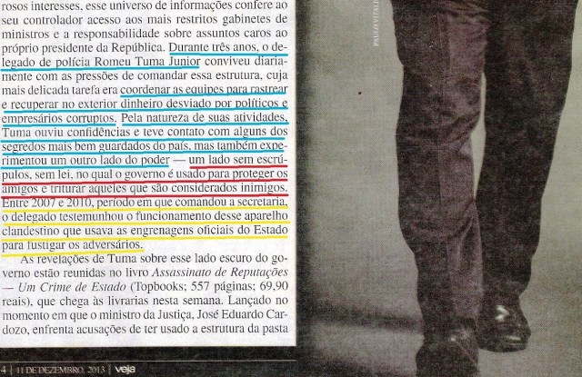 o livro bomba romeu,  veja 11dez13 1 - Cópia