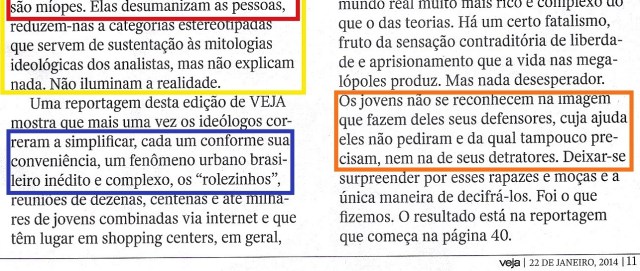 Rolezinho, veja 22jan14, EDITORIAL - 3