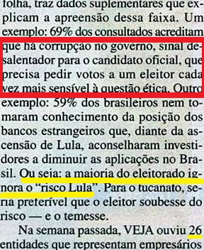 Veja e lula, 22maio02, ESTRATO 2