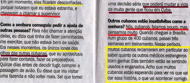 médica cubana, ENTREVISTA, Veja, 3