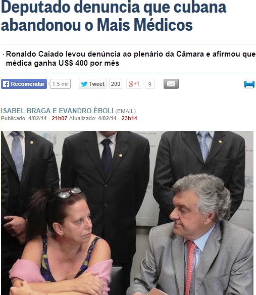 médica cubana, globo