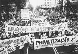 PRIVATIZAÇÃO, PASSEATA