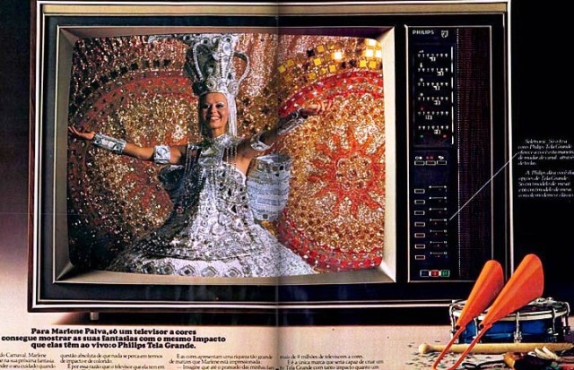 tv, tela grande, 1977, PROPAGANDA