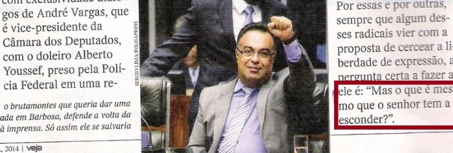 andré vargas e o doleiro 2, EDITORIAL VEJA 09ABR14, 3