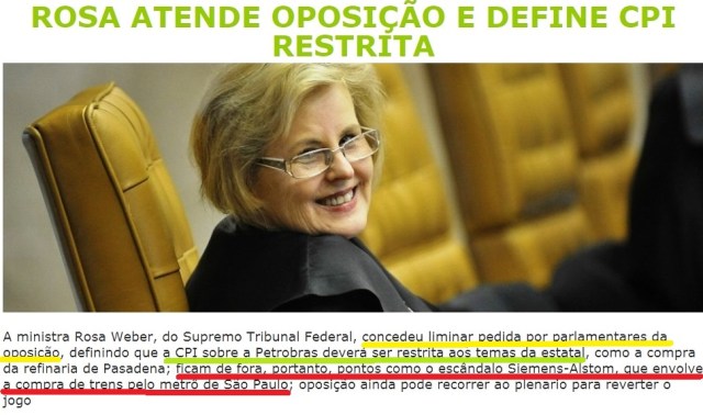 CPI DA PETROBRÁS, 247, ROSA WEBER