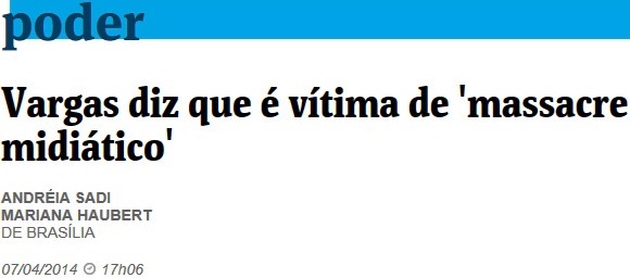 vargas, massacre midiático