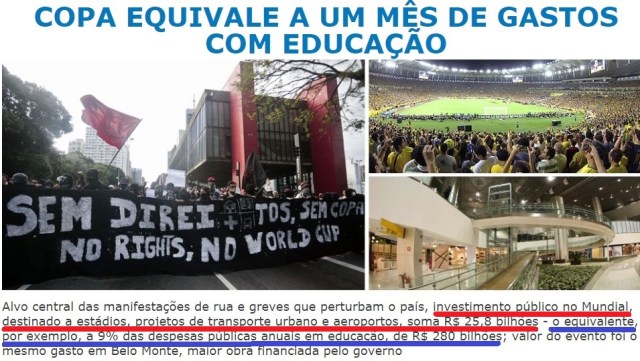 247, COPA IGUAL A UM MÊS DE EDUCAÇÃO