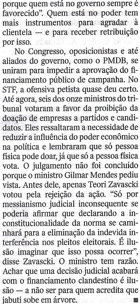 cofres cheios, final