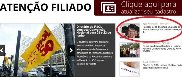 PSOL, prisco, nada de Prefeitos presos