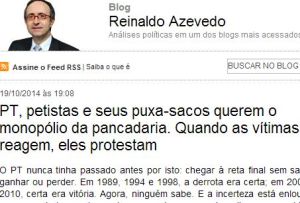 reinaldo, petistas e puxa-sacos