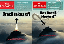 the economist, BRASIL PRA CIMA