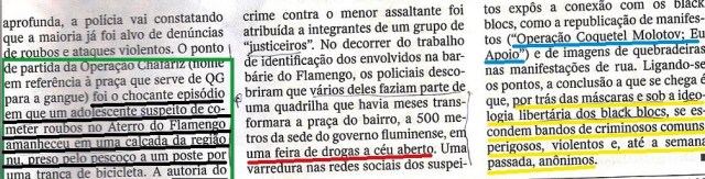 blak bloc, tráfico, Veja, 05nov14, 6