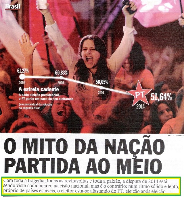 Veja, 05nov14, o mito, o eleitor vota no PT