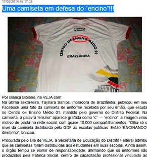 BRASIL escola, ENSINO COM C