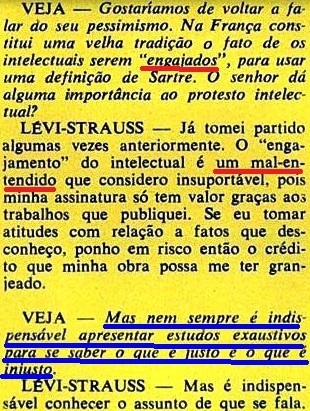 ESTRUTURALISMO, LEVY-STRAUS,9, veja, 19jan1972