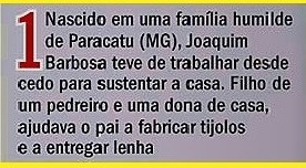 joaquim barbosa do Brasil, história, texto