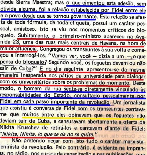 VARGAS Llosa, CONRA VENTO E MARÉ, fl. 30, fidel, Cuba