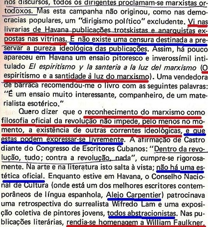 VARGAS Llosa, CONRA VENTO E MARÉ, fl. 31, fidel, liberdade expressão Cuba