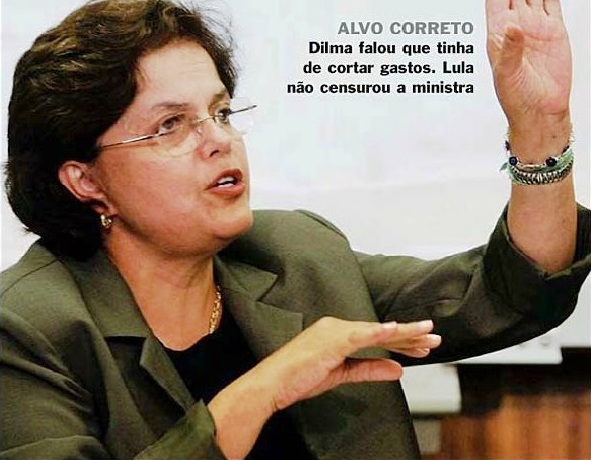 DILMA, CORTAR GASTOS, Veja, 08nov2006