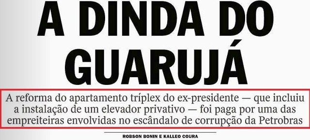 Veja, 07 out A DINDA DO GUARUJÁ