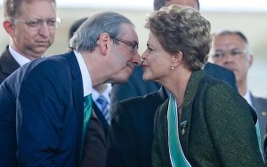 Eduardo Cunha e Dilma, o beijo da morte