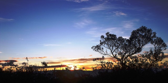 Estrada de terra Ibicoara, Jussiape, Por do sol