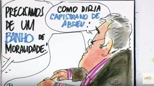 marco aurélio melo, rodaviva, 17, charge, moralidade, capistrano