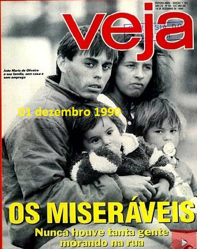 os miseráveis, veja 1990, capa