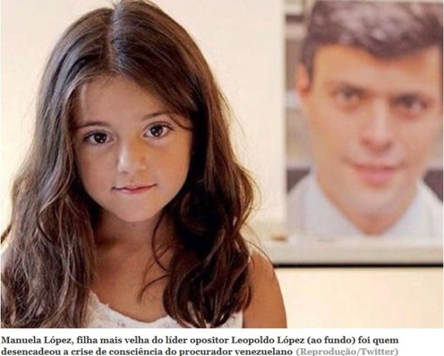 VENEZUELA, PRISÃO FORJADA DE LEOPOLDO LOPEZ 1, FILHOS