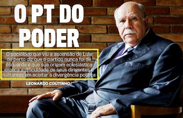 O PT DO PODER 1, sociólogo josé de souza martins