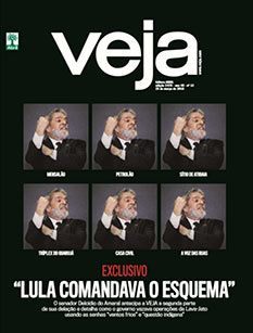 LULA DANDO BANANA NA CAPA DE VEJA