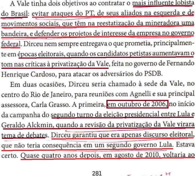 DIRCEU, A BIOGRAFIA, discurso eleitoral, fl. 281 001