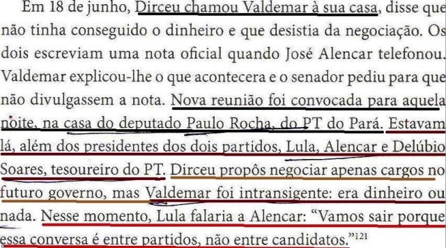 DIRCEU, A BIOGRAFIA, fl. 165, VAMOS SAIR
