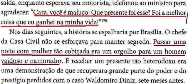 DIRCEU,A BIOGRAFIA, fl. 208, o presente 4, FL. 209